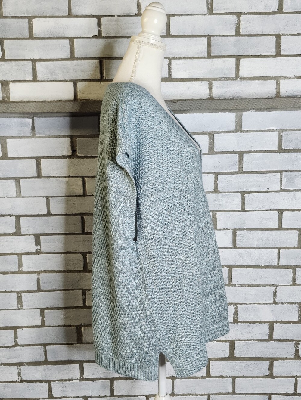 • NWT J. Jill Women's Pullover V-Neck Sweater Knit Vest Size XL Blue Spruce - Picture 5 of 11
